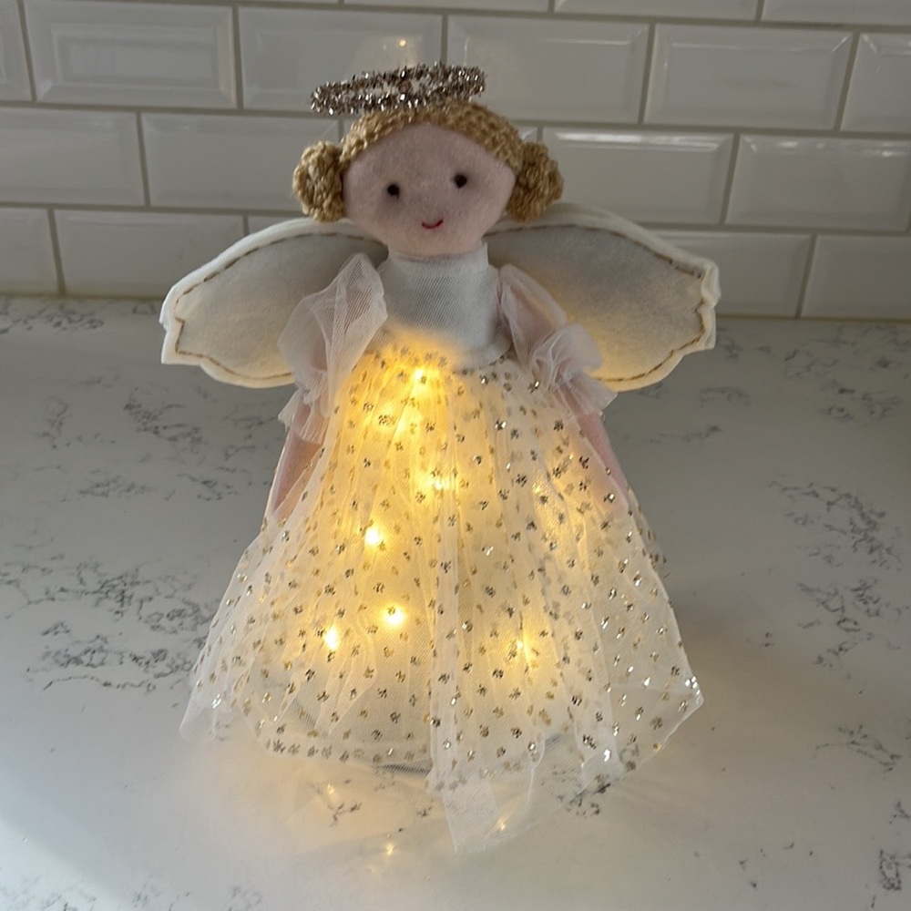 Pottery Barn Kids Light Up Angel Tree Topper - Picture 9 of 14